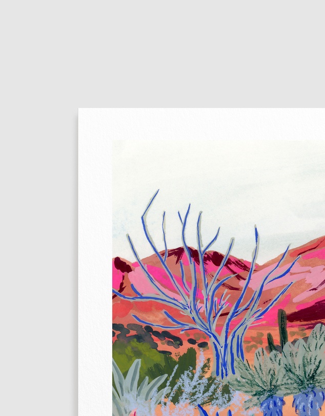 Olive et Oriel - Bright Desert by Sarah Gesek Art Print