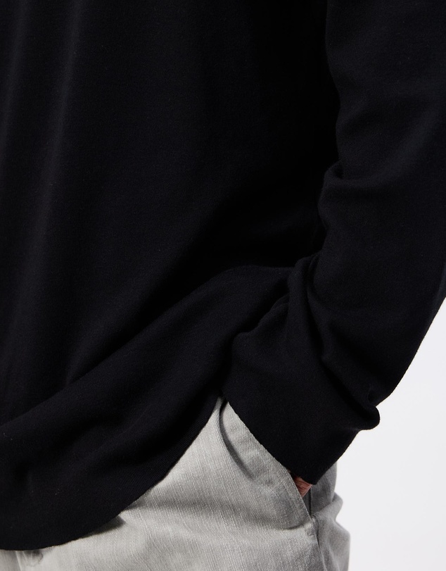 Surrounded By Ghosts - The Diaspore Relaxed Cotton Rib Long Sleeve Tail T-Shirt
