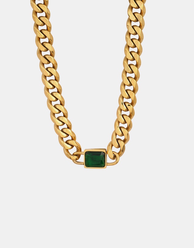 Zoe Olivia - Waterproof Aurora Curb Link Necklace