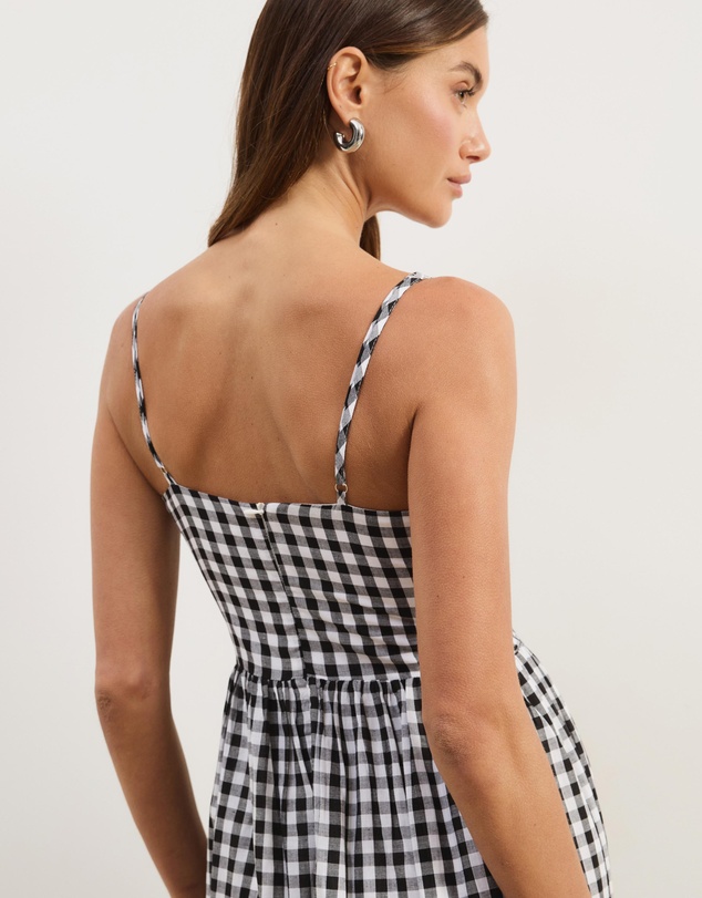 Atmos&Here - Sammy Linen Blend Midi Dress