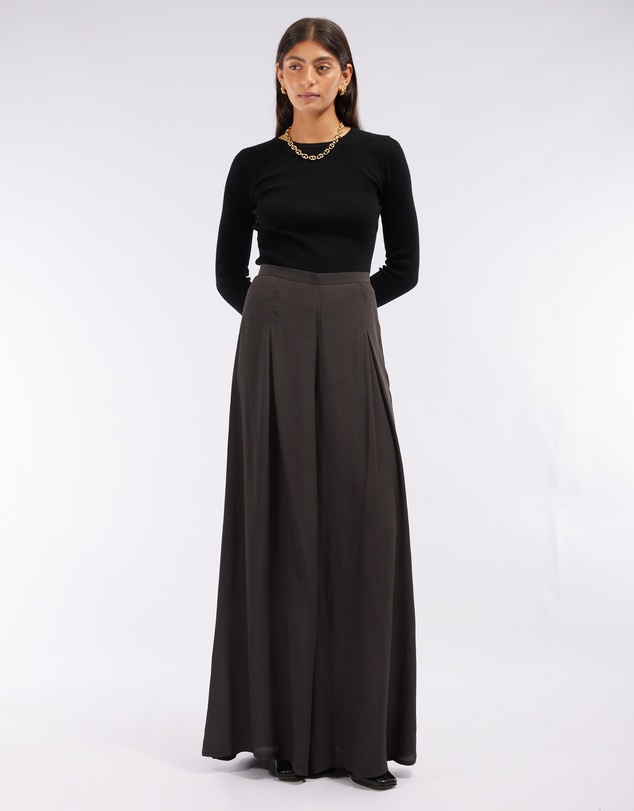 Amelius - Devon Silk Palazzo Pants
