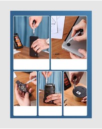 Ugreen - UGREEN 38-In-1 Precision Screwdriver Set Aluminum Alloy Handle Magnetic Tips Laptops Watches