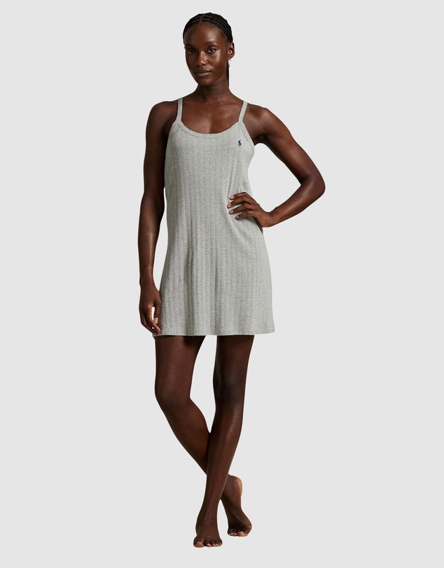Polo Ralph Lauren - Polo Pointelle Cotton Chemise Slip Nightdress