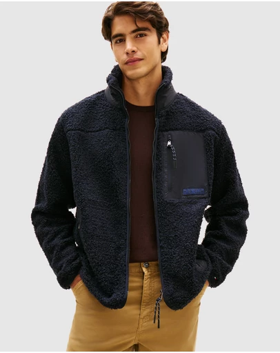 Tommy Hilfiger - Teddy Fleece Zip-Thru Jacket