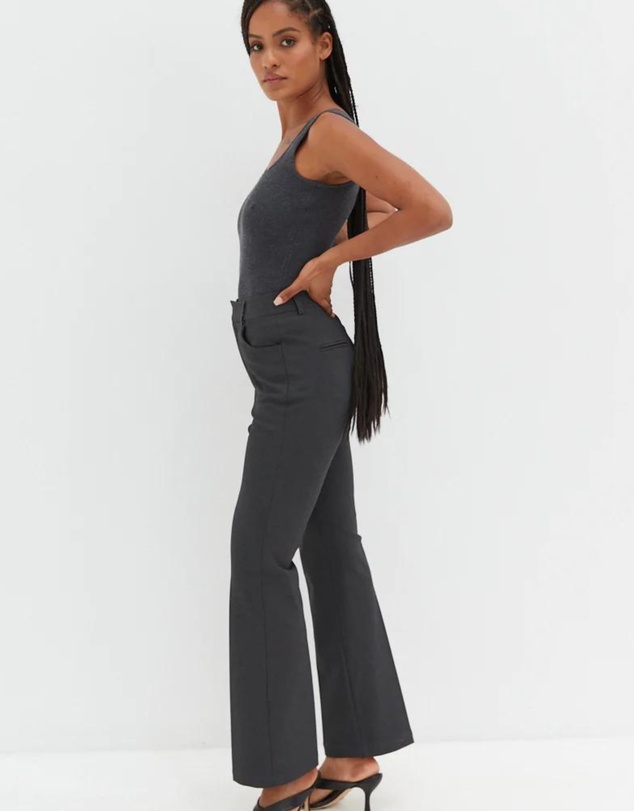 Style Addict - Jessie Knit Tank Top - Dark Grey