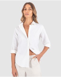 CAMIXA - Essy White Linen Shirt