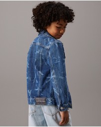 Calvin Klein Jeans - Boys Denim Logo Trucker Jacket