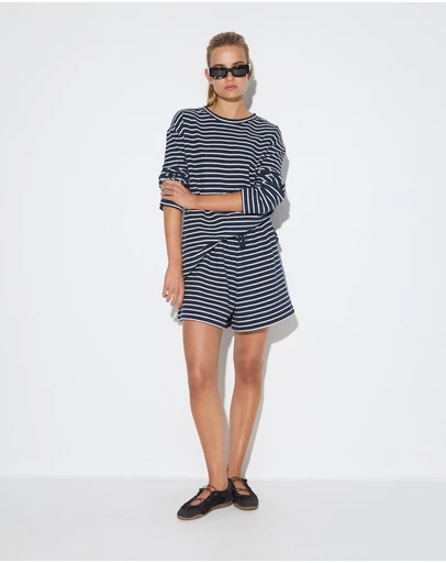 Zulu & Zephyr - Stripe Jersey Sport Shorts ICONIC EXCLUSIVE