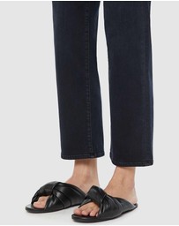 MOTHER - The Mid Rise Zip Rambler Ankle Jeans