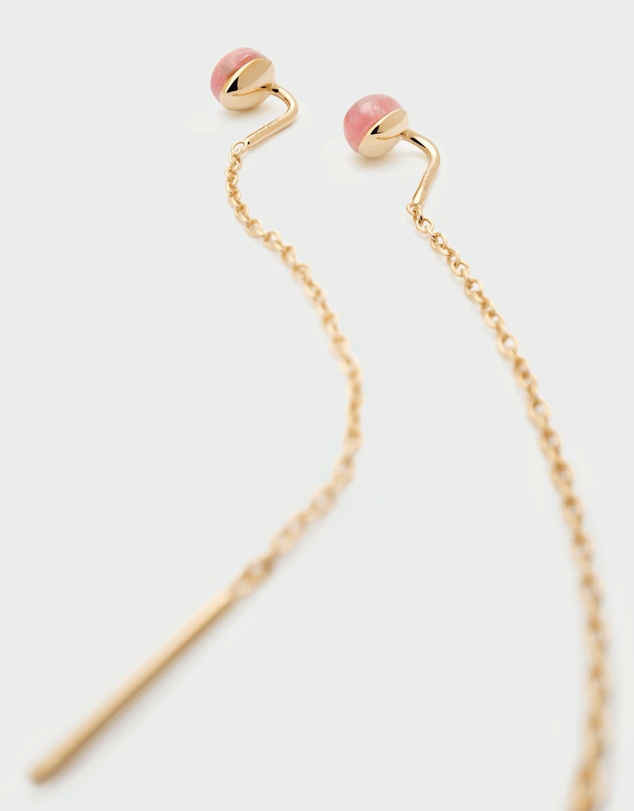 PDPAOLA - Rhodochrosite Lyra Earrings