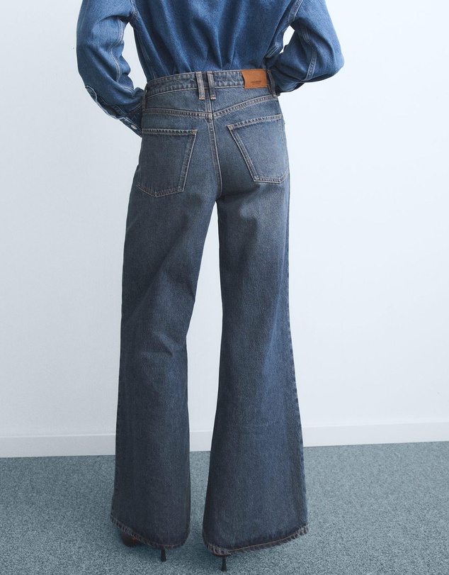 M.N.G - Wide-Leg Jeans With Buttons