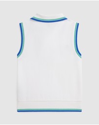 Polo Ralph Lauren - Australian Open Sleeveless Cropped Polo - Teens