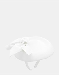 Morgan & Taylor - Florence Fascinator in White