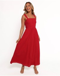 Petal & Pup - Caty Maxi Dress - Red