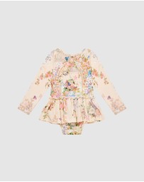 Camilla - Babies Long Sleeve Bodysuit with Jersey Skirt