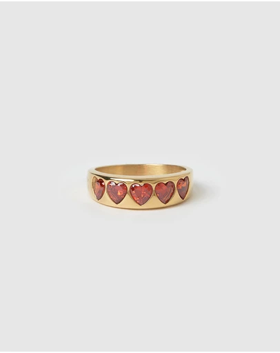 Arms Of Eve - J'adore Gold Ring - Red