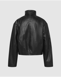 St. Agni - Cocoon Zip Leather Jacket