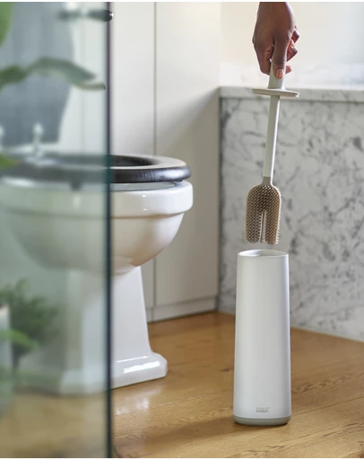 Joseph Joseph - Flex™ 360 Advanced Toilet Brush with Matt Finish (Ecru)