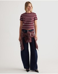 Decjuba - Dillon Stripe Mini Tee