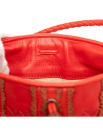 Pre-Loved by Azura Reborn - Pre-Loved Leather Intrecciato Stripe Shoulder Bag