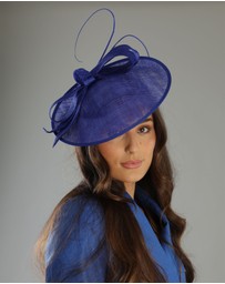 Morgan & Taylor - Haisley Fascinator in Cobalt Blue