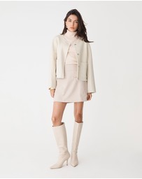 Forcast - Alani Crop Wool Jacket
