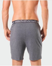 Mitch Dowd - Mitchdowd Mens Soft Bamboo Knit Sleep Short - Grey Marle