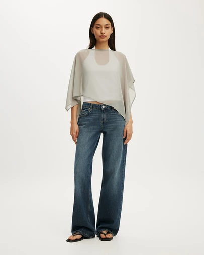 Cotton On - Chiffon Poncho
