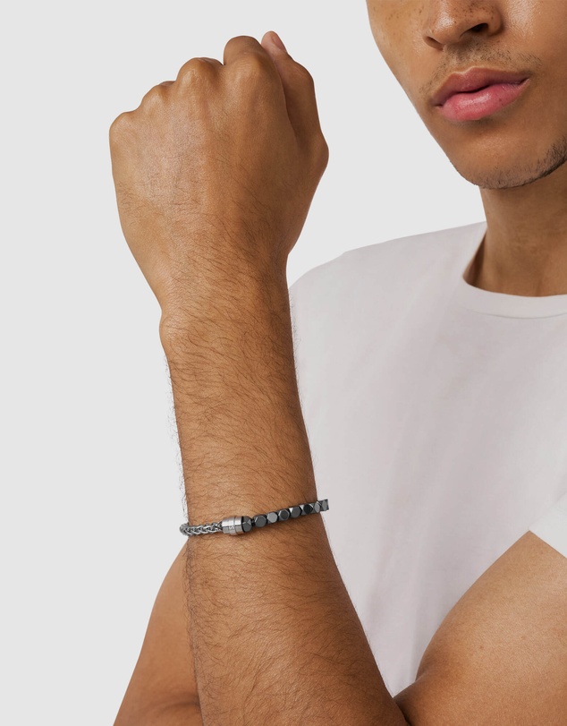 Diesel - Diesel Font Silver tone Bracelet