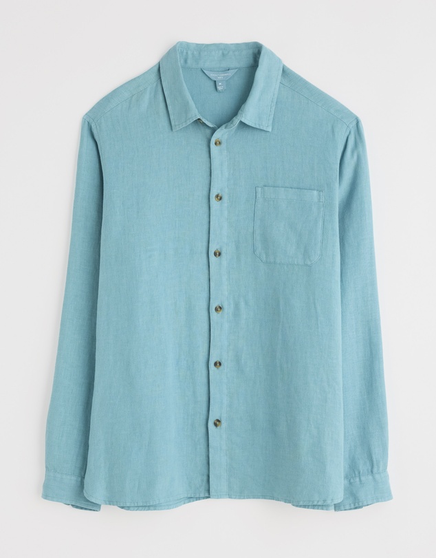Seasalt - Seasalt Cornwall Teal Curator Shirt