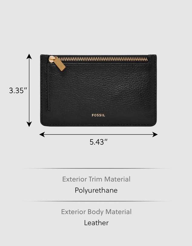 Fossil - Logan Black Card Case