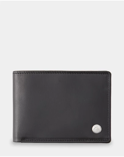 Quiksilver - Mens Mac Tri-Fold Leather Wallet
