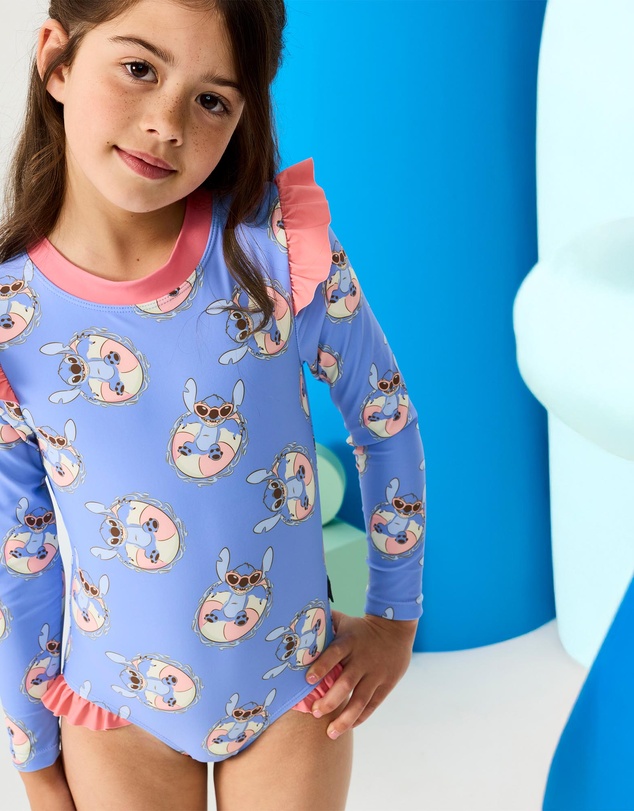 Rock Your Kid - Disney Lilo & Stitch Long Sleeve Swimsuit - ICONIC EXCLUSIVE - Kids-Teens