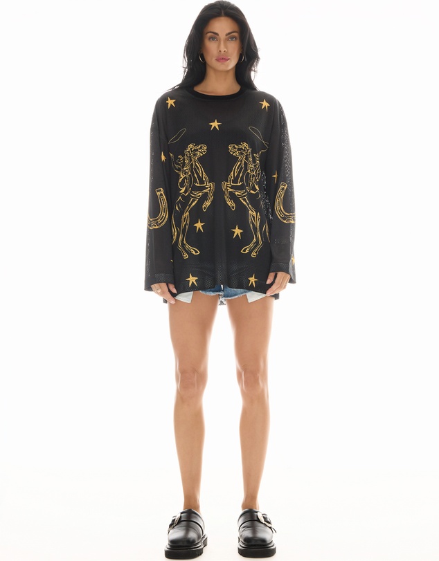 THE TALES - Cowboy Long Sleeve Football Jersey