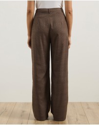 Atmos&Here - Helena Check Suiting Pants