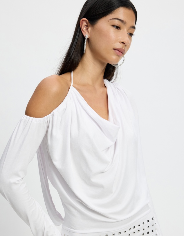 Jaded London - Draped Mini Dress With Stud Skirt
