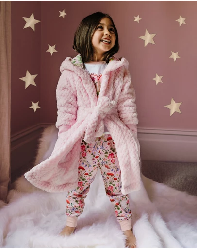 Fleur Harris - 'Days of Enchantment' Snuggly Robe in Pink