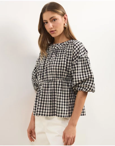 Atmos&Here - Cressida Smock Top