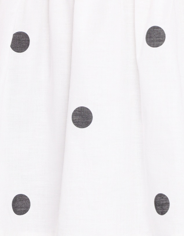 Petal & Pup - Camila Open Back Top - White Black Polka Dot