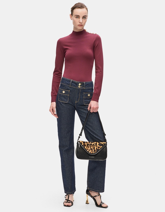 Karl Lagerfeld - K/Hardware Leopard Shoulder Bag