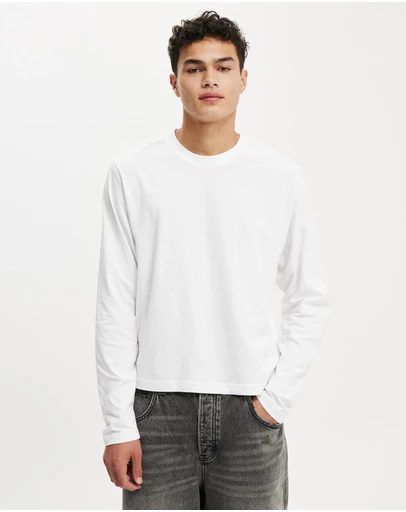 Cotton On - Organic Cropped Fit Long Sleeve