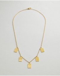 Carly Paiker - Hieroglyph Tag Necklace