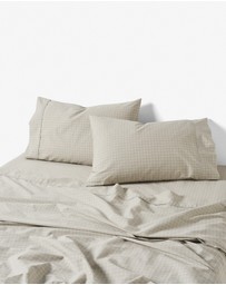 Linen House - Volley Check Sheet Set