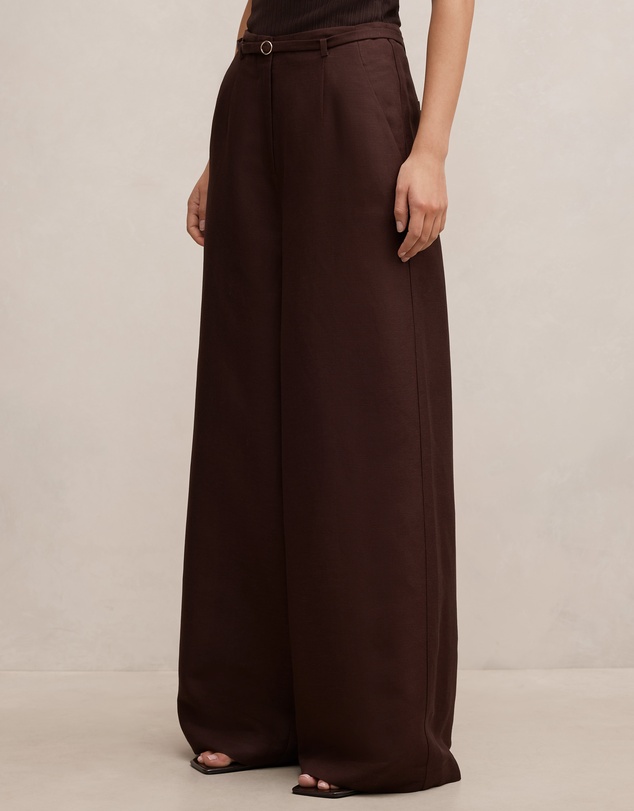 Forever New - Matilda Linen Blend Wide Leg Pants