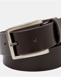 Buckle - Halston. Australian Made Buffalo Leather Belt. 35mm width.