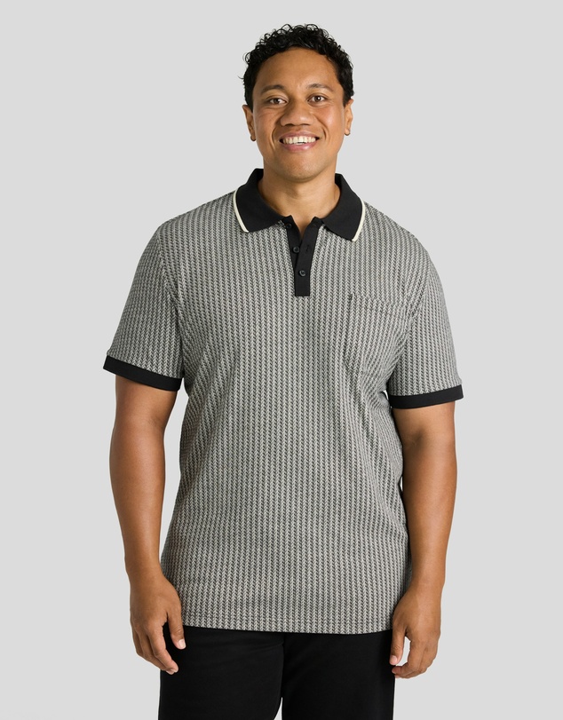 Johnny Bigg - Bradley Jacquard Polo