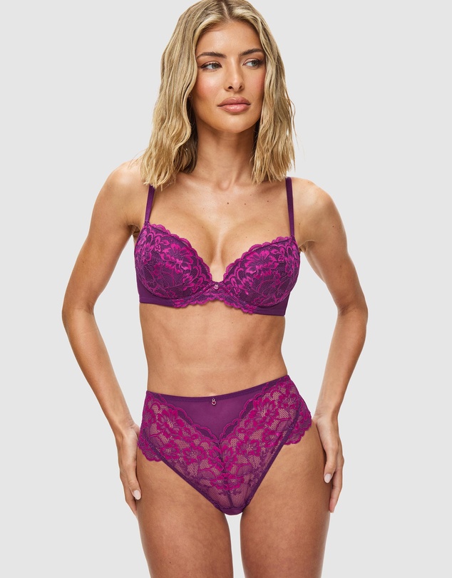 Ann Summers - Sexy Lace Two Tone High Waist Brazilian Briefs