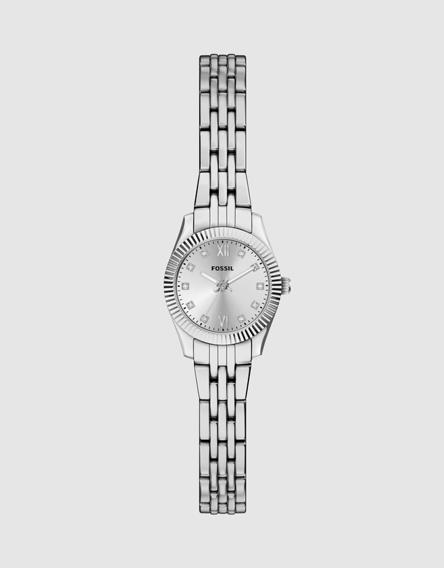 Fossil - Scarlette Silver Tone Analogue Watch