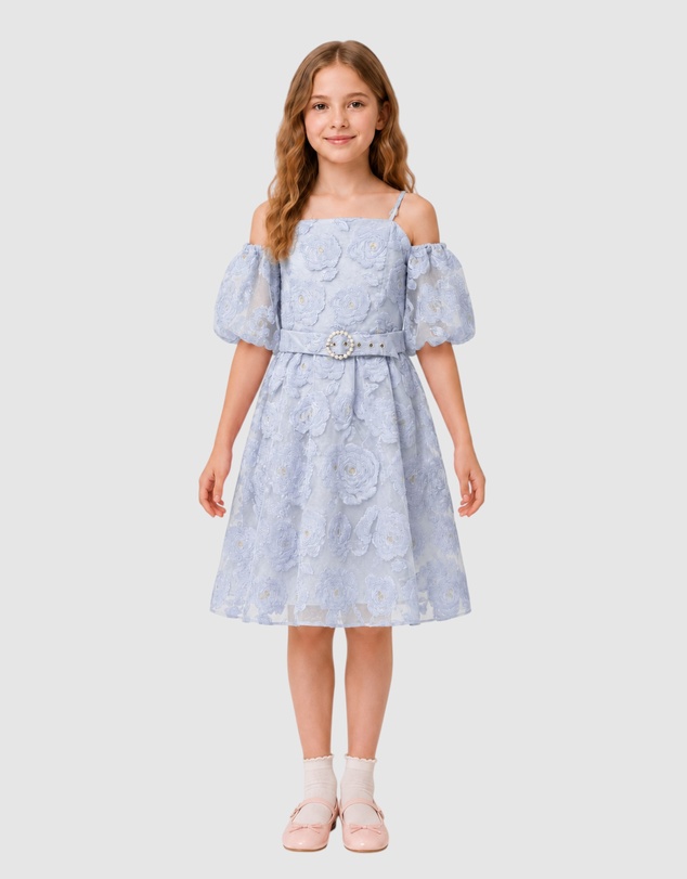 Romance by Honey and Beau - Selena Puff Sleeve Dress