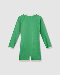 Zulu & Zephyr Mini - Mini Stripe Rib Surf Suit - Kids